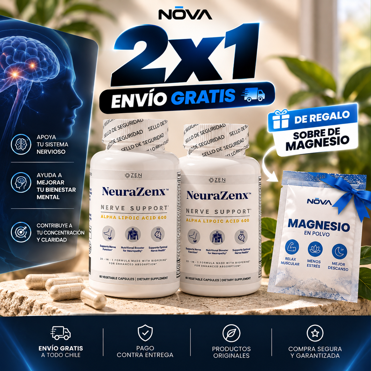 NerveSupport™ Apoyo Diario para la Sensibilidad de Pies y Manos